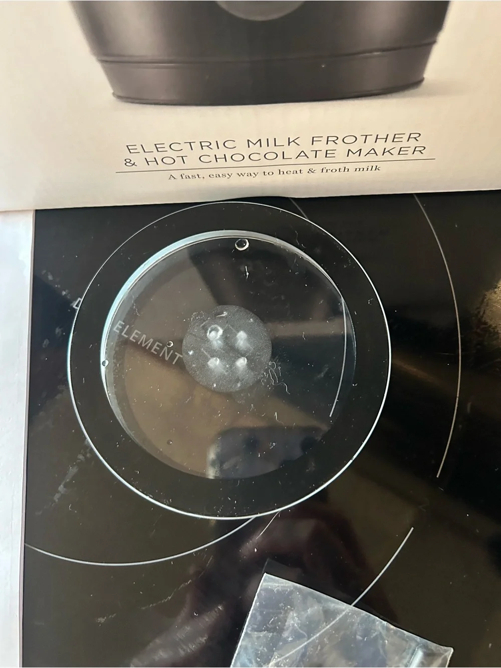 Williams Sonoma Matte Black Electric Milk Frother with Accessories